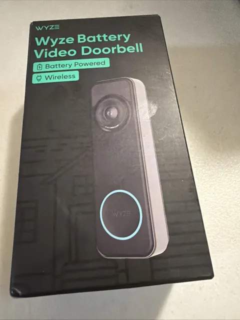 Wyze Battery Video Doorbell 1536p HD+ Wireless Night Vision 2-Way Audio