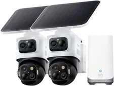 Eufy Security Eufycam S4 2-Cam Kit, 4K Solar Wireless Outdoor Security System,3-