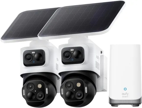 Eufy Security Eufycam S4 2-Cam Kit, 4K Solar Wireless Outdoor Security System,3-