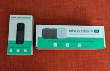 Bundle - Blink Video Doorbell Head-to-Toe, XR Sync Module, 2 Outdoor 4 Cameras