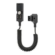 D tap Male to 2 Port Female Splitter Power Cable Connector with C Type,Indica...