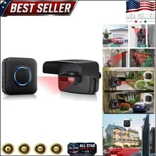 Weatherproof Wireless Driveway Alarm - 5 Volume Alert System for Home Protection