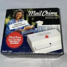 Hanna Mail Chime Wireless Mailbox Alert Model 1200 Alarm Theft Deterrent New