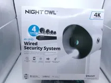 Night Owl UHD 1TB HDD 8 Channel 4K Bluetooth Camera System White WM-BTD881-4LSA