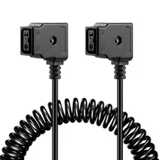 DTap Female To DTap Female Power Extension Coiled Cable VMount Battery