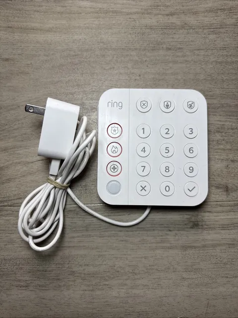 Ring Alarm Keypad 5AT2S7 (2nd Gen) wireless Security Keypad W/power Adapter Plug