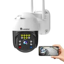 8MP PTZ Security Camera Outdoor FHD WiFi IP Camera with Humaniod Detection, A...