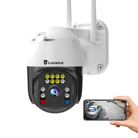 8MP PTZ Security Camera Outdoor FHD WiFi IP Camera with Humaniod Detection, A...