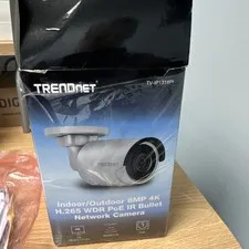 Trendnet Indoor/Outdoor 8 MP 4K H.265 Bullet Network Camera