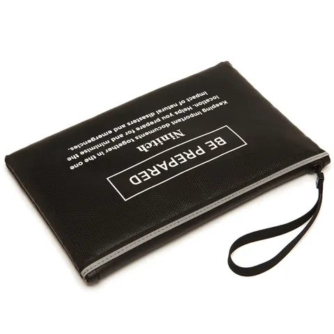 Fireproof Money Bag,Small fire Safe Fireproof and Waterproof Cash Bag with Zi...
