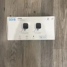 🔥Blink Mini 2-Pack Indoor HD Security Cameras, Wi-Fi, Alexa, Motion Detection