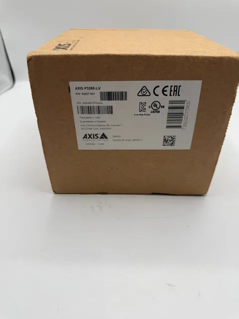 AXIS P3265-LV Network Dome Security Camera 02327-001 New OEM Box PoE IP