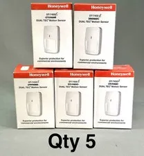 Lot Of 5 HONEYWELL DT-7450 Motion Detectors Dual Tec Commercial Environment PIR