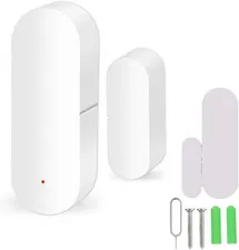 Smart Door Window Sensor,Door Open Closed Alarm Detectors Compatible Home and Tu