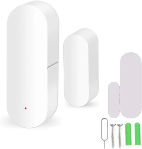 Smart Door Window Sensor,Door Open Closed Alarm Detectors Compatible Home and Tu