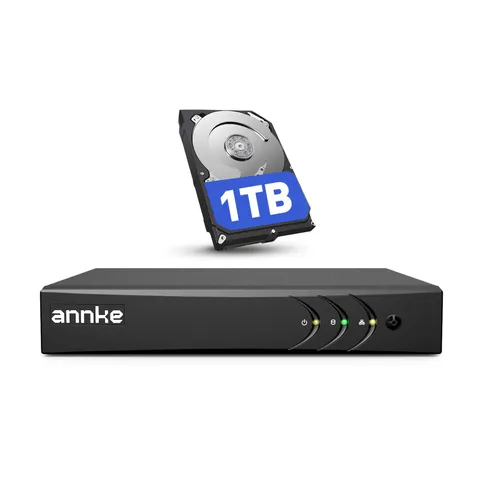 8CH 3K Lite H.265+ Security Digital Video Recorder, 1TB Hard Drive
