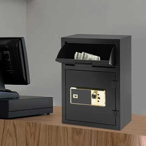 0.02m³ Steel Drop Slot Safe Cash Depository Safe Drop Box For Money And Mail