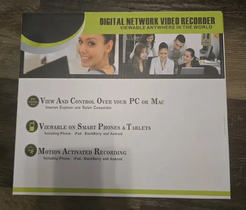 Digital Network Video Recorder (NVR) Viewable Anywhere in the World