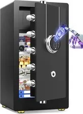 8.0 Cu Ft Fireproof Biometric Safe Home Office Large Heavy Duty Safe Box