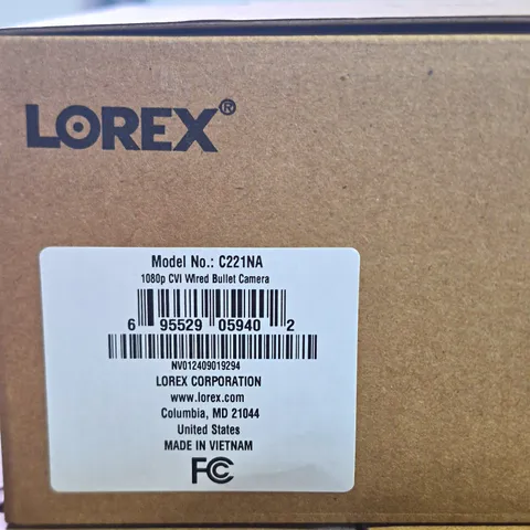 Lorex C221NA 1080p CVI Wired Bullet Security Camera Outdoor Only White/Black /