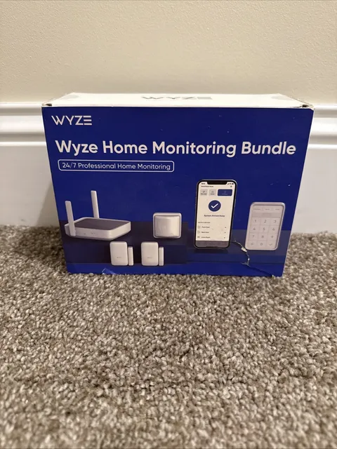 Wyze Home Monitoring Bundle Hub Keypad Motion 2 Entry Sensors System Kit