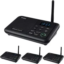 Wuloo Intercoms Wireless for Home 1 Mile Range 4 Stations