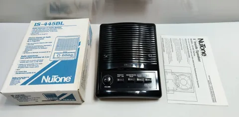 Nutone IS-445BL 5" Inside Radio Intercom Speaker New Old Stock