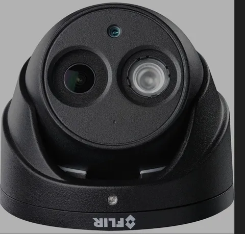 FLIR N253EA8BK 4K 8MP PoE WDR Night Vision Built-In Mic IP67 Dome Black