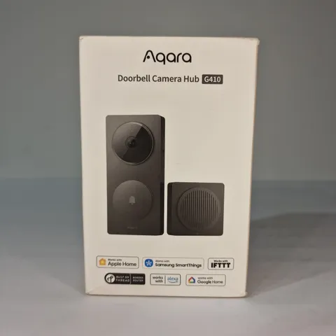 Aqara Smart Doorbell Camera G410 2K HomeKit Matter Hub Black