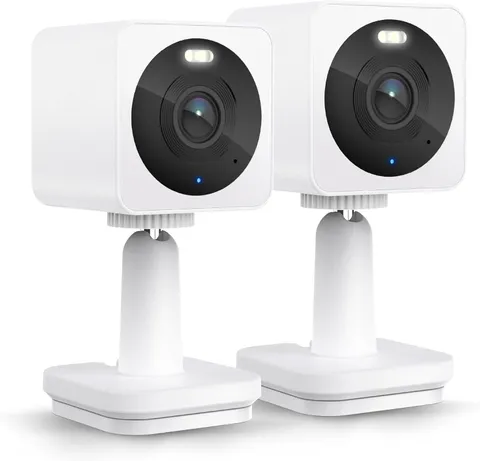 Cam OG 2-Pack Indoor/Outdoor Security Cameras with Color Night Vision