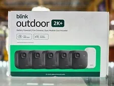 Blink - Outdoor 2K+ Wireless Smart Security Camera, 2K Video, 5CAM, Black