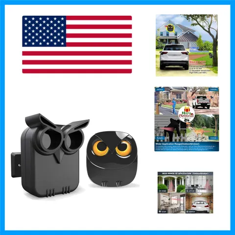 Weatherproof Wireless Motion Sensor Alarm - 1/2 Mile Range for Outdoor Security