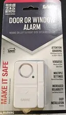 SABRE Door or Window Alarm - 120dB Siren, Easy Install, Battery Included, Home S