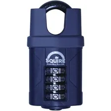 Squire CP40CS 4-Wheel Combined Lock with Closed Hook 40mm
