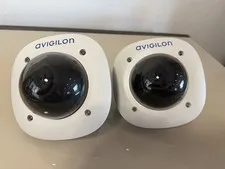 (2) Avigilon 3.0C-H4A-DC1-B 3MP IP Indoor Only In-Ceiling Dome Camera’s