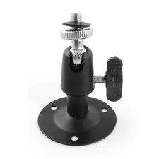 Adjustable Surveillance CCTV DVR Camera Bracket Metal Stand Black