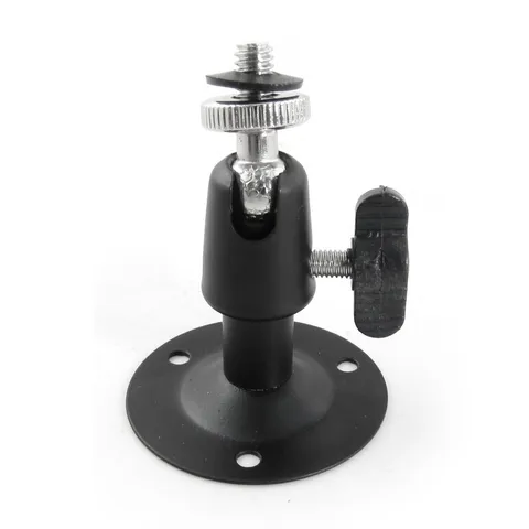Adjustable Surveillance CCTV DVR Camera Bracket Metal Stand Black
