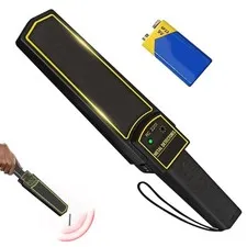 High-Sensitivity Handheld Metal Detector, Portable Security Wand with Sound &...