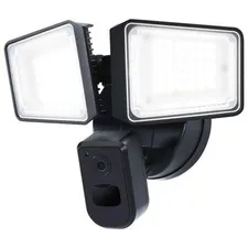 Satco 65-921 - Starfish SMART WiFi Outdoor 36W Black Security Light w/ Camera
