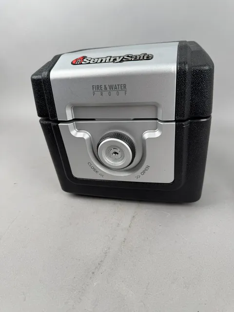 SentrySafe QA0110 Fire-Safe Waterproof CD/DVD Media Storage Box - WITHOUT KEYS