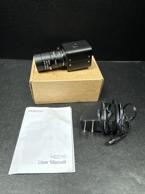 MOKOSE HDMI Camera, HD 1080P 60FPS, 5-50mm Telephoto Zoom, HDC10, New! Open Box!