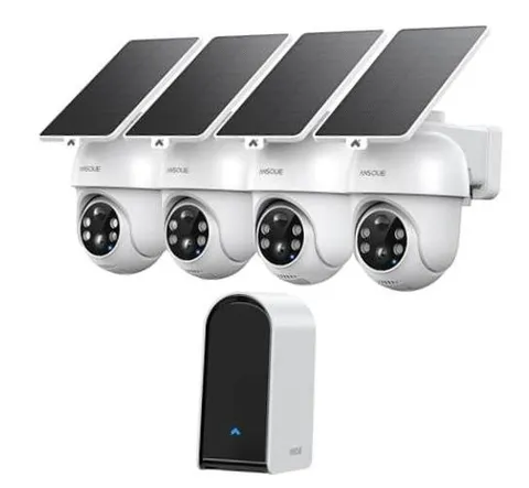 Security Cameras Wireless Outdoor Home System, 4 Camera Kit, No 4-camera-kit