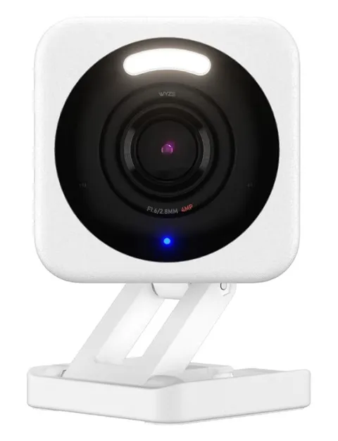 Wyze Cam v4 2.5K Wi‑Fi Indoor/Outdoor Camera Color Night Vision 2‑Way Spotlight