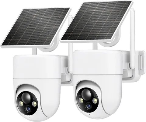Oculview 2K Solar Security Cameras Wireless Outdoor, 2PCS Outdoor Camera Wireles