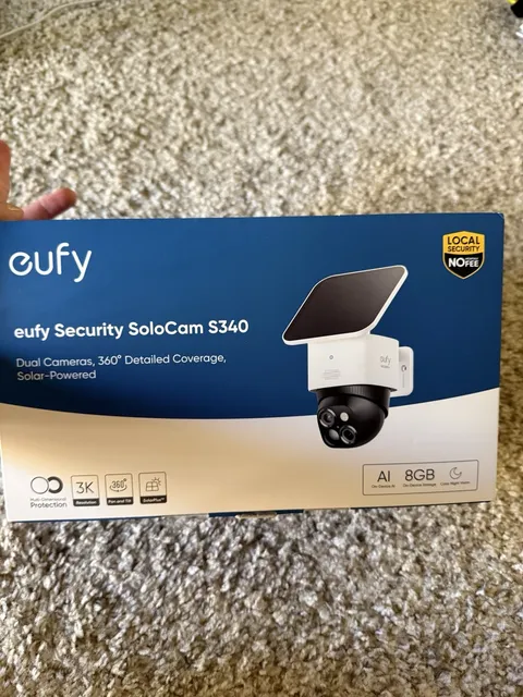 Eufy Security SoloCam S340 Dual-Camera Solar-Powered Security Camera