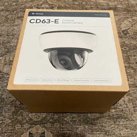 Verkada CD63-E 4K Outdoor Dome Camera Optical Zoom 40m IR Video Security NEW