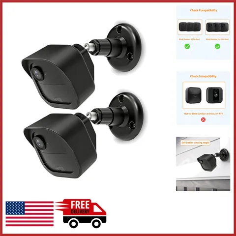 Durable 2 Pack Mount for Blink Outdoor 4 & 2K+ Cameras Easy Installation