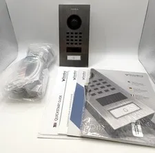 DoorBird D1101V Brushed V2A Flush Mount - New In Open Box