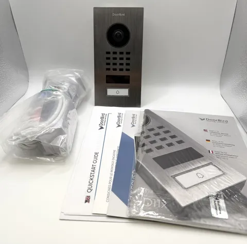 DoorBird D1101V Brushed V2A Flush Mount - New In Open Box