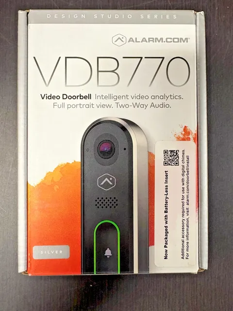 ALARM.COM - VIDEO DOORBELL / ADC-VDB770-S - SILVER